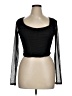 rue21 Black Long Sleeve Top Size XL - photo 1