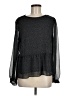 Ann Taylor LOFT 100% Polyester Black Long Sleeve Blouse Size M - photo 1