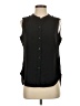 Liz Claiborne 100% Polyester Black Sleeveless Blouse Size S - photo 1