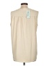Assorted Brands Ivory Sleeveless Blouse Size L - photo 2
