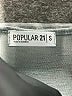 Popular 21 Gray Short Sleeve Top Size S - photo 7