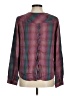 Cloth & Stone Plaid Burgundy Pullover Sweater Size M - photo 2