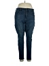 Melissa McCarthy Seven7 Solid Blue Jeans Size 16 - photo 1