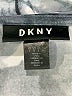 DKNY Graphic Floral Tropical Gray Short Sleeve Blouse Size L - photo 7