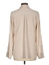 Express 100% Polyester Tan Long Sleeve Blouse Size L - photo 2