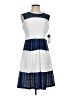 Studio One 100% Polyester Blue Casual Dress Size 4 (petite) - photo 1