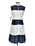 Studio One 100% Polyester Blue Casual Dress Size 4 (petite) - photo 2