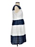 Studio One 100% Polyester Blue Casual Dress Size 4 (petite) - photo 4