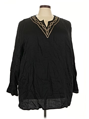 Liz & Me Long Sleeve Blouse (view 1)