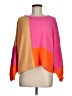 Talula Color Block Orange Pullover Sweater Size M - photo 1