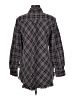CAbi Plaid Gray Long Sleeve Button-Down Shirt Size M - photo 2