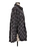 CAbi Plaid Gray Long Sleeve Button-Down Shirt Size M - photo 4
