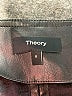 Theory 100% Polyester Black Faux Leather Skirt Size 6 - photo 4
