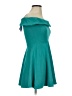 Missguided Solid Teal Cocktail Dress Size 2 - photo 4