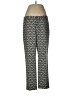 Banana Republic Monogram Chevron-herringbone Black Casual Pants Size 8 - photo 1