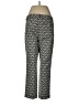 Banana Republic Monogram Chevron-herringbone Black Casual Pants Size 8 - photo 2