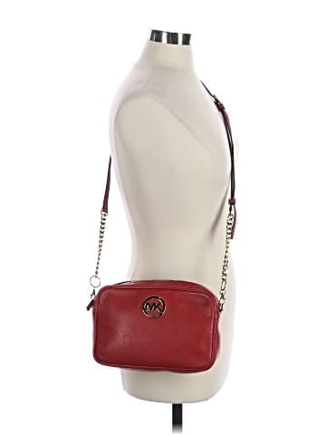 MICHAEL Michael Kors Leather Crossbody Bag (view 2)