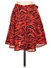 Sunday Best 100% Polyester Animal Print Red Casual Skirt Size 00 - photo 1