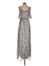 Pink Blush 100% Polyester Paisley Gray Casual Dress Size S - photo 2