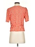 FRNCH Orange Short Sleeve Blouse Size XS - photo 2