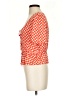 FRNCH Orange Short Sleeve Blouse Size XS - photo 5