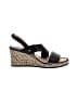 Adrienne Vittadini Black Ivory Wedges Size 10 - photo 1