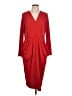 ASHRO Solid Red Cocktail Dress Size L - photo 1