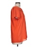 Ann Taylor LOFT Orange Short Sleeve Blouse Size L - photo 4