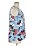 dalia 100% Polyester Blue Sleeveless Blouse Size XL - photo 4