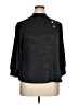 Adrienne Vittadini Black 3/4 Sleeve Top Size 1X - photo 1