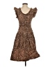 Ulla Johnson Animal Print Brown Cocktail Dress Size S (estimated) - photo 2