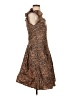 Ulla Johnson Animal Print Brown Cocktail Dress Size S (estimated) - photo 4