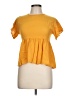 Unbranded Yellow Short Sleeve Top Size 12 - photo 1