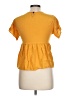Unbranded Yellow Short Sleeve Top Size 12 - photo 2