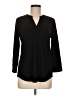 Anne Klein Black Long Sleeve Blouse Size M - photo 1