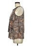Juicy Couture Brown Gray Sleeveless Blouse Size M - photo 5