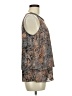 Juicy Couture Brown Gray Sleeveless Blouse Size M - photo 4