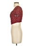 Shein Burgundy Short Sleeve Top Size 2 - photo 5