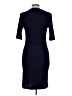 H&M Solid Blue Cocktail Dress Size L - photo 2