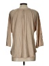 Nine West Tan 3/4 Sleeve Blouse Size L - photo 2