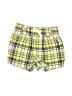 Gymboree 100% Cotton Plaid Green Shorts Size 0-3 mo - photo 1