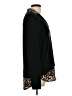 Karen Kane Animal Print Black Long Sleeve Top Size L - photo 4