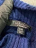 Thakoon 100% Acrylic Color Block Blue Turtleneck Sweater Size L - photo 7