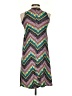 Reborn J Chevron-herringbone Teal Casual Dress Size S - photo 2