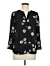 Daniel Rainn 100% Polyester Black Long Sleeve Blouse Size M - photo 1