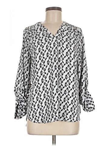 Jones New York Signature Long Sleeve Blouse (view 1)