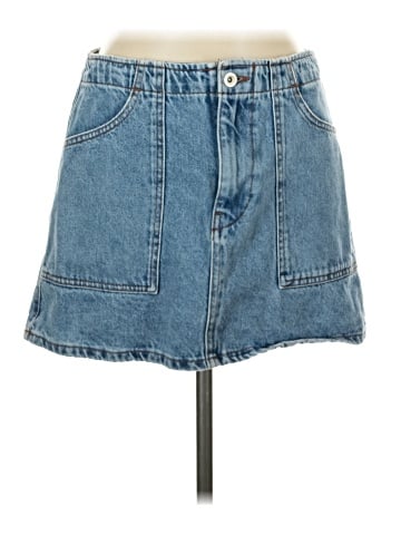 Zara Denim Skirt (view 1)