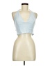 Subdued Blue Sleeveless Top Size M - photo 1