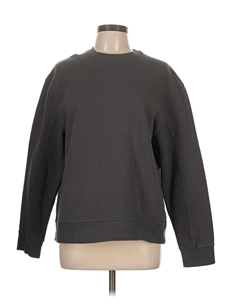 Pre-owned Topshop Sweatshirt In Gray