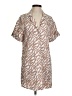 Amadi Animal Print Brown Casual Dress Size XXS - photo 1